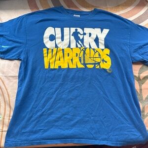 3/$10 Gildan Golden State Warriors Blue Yellow Curry Shirt